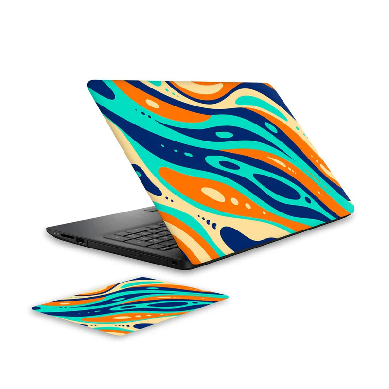 Psychedellic 3 Laptop Skin and Mouse Pad Combo
