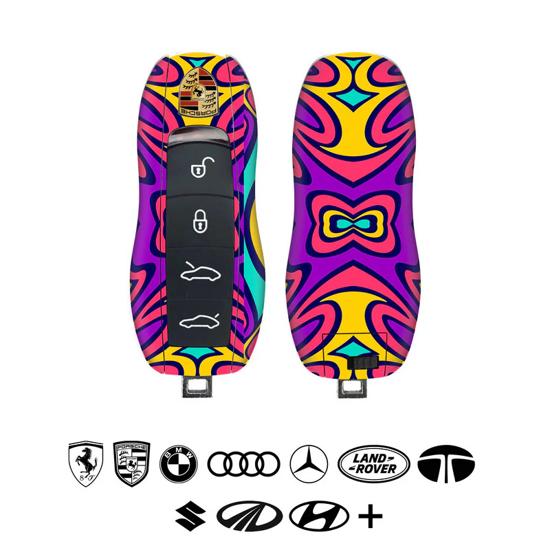 Psychedellic 4 Car Key Skins