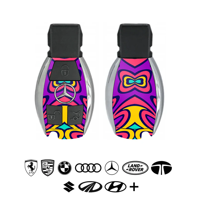 Psychedellic 4 Car Key Skins - Image 2