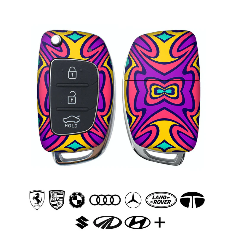 Psychedellic 4 Car Key Skins - Image 3