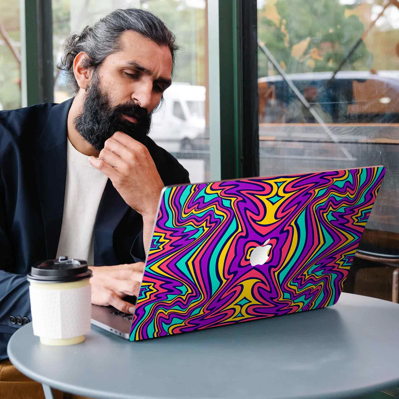 Macbook Psychedellic 4 Laptop Skins - Image 3
