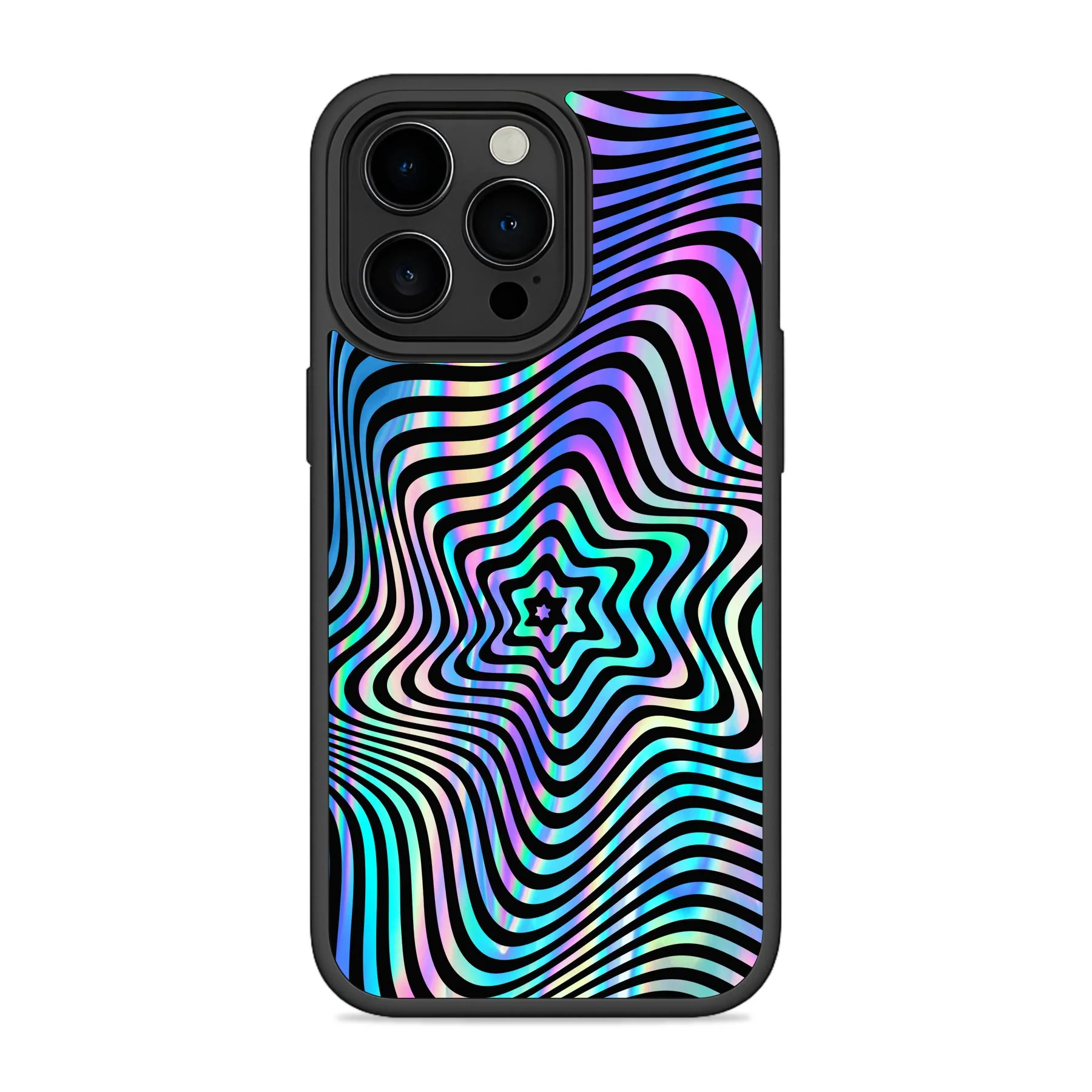 Psychedellic Holographic Mobile Bumper Cover