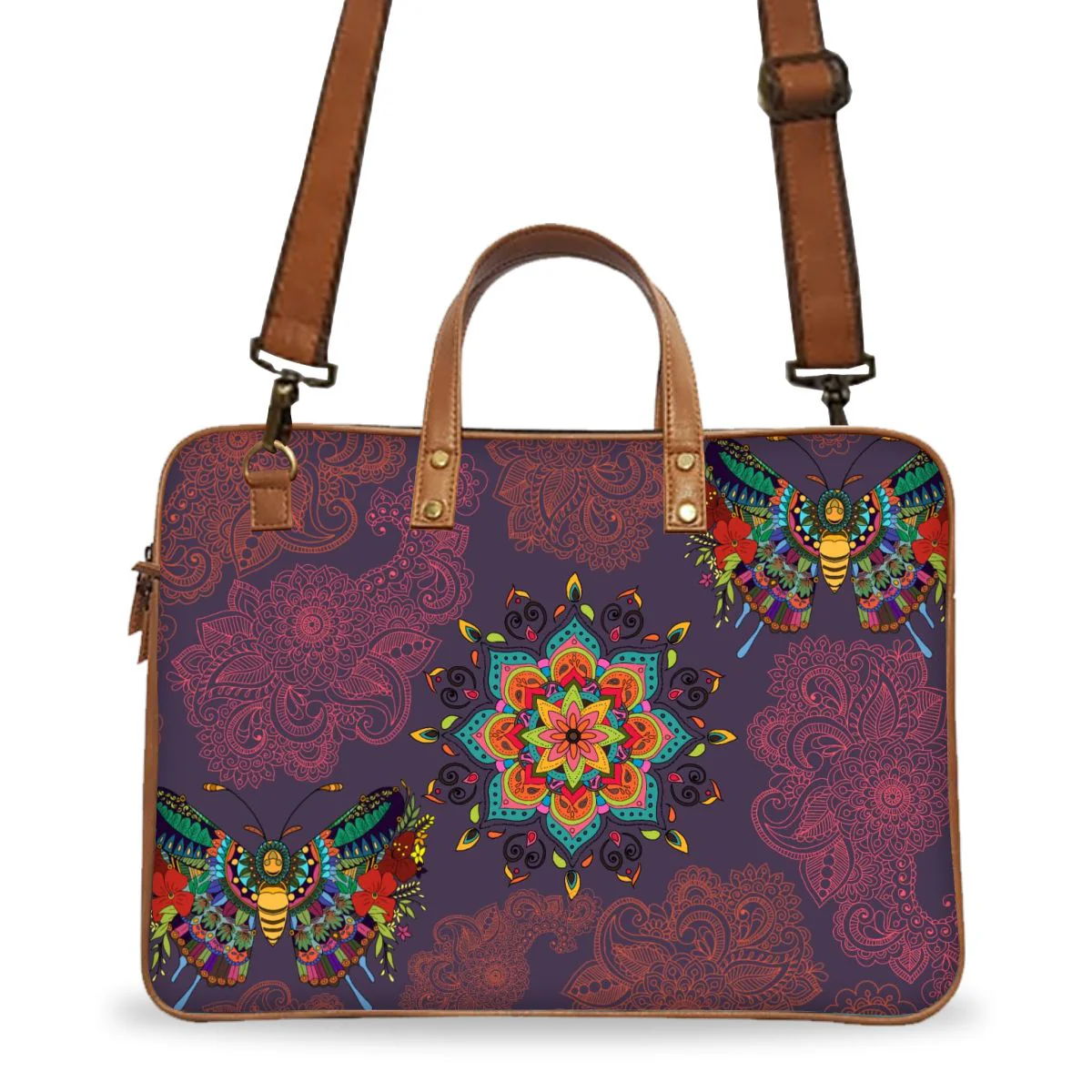 Purple Art Deluxe Laptop Bag