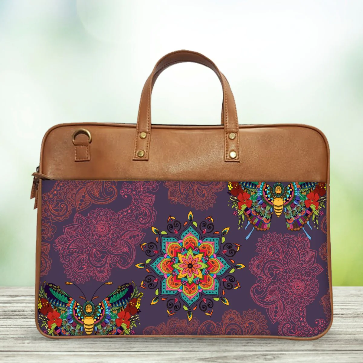 Purple Classic Laptop Bag