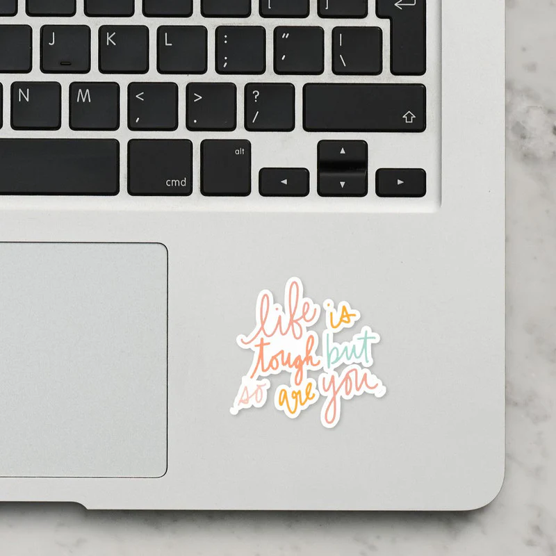 Life Quote Laptop Sticker - Image 2