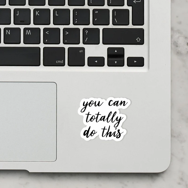 You Can Laptop Sticker - Image 2