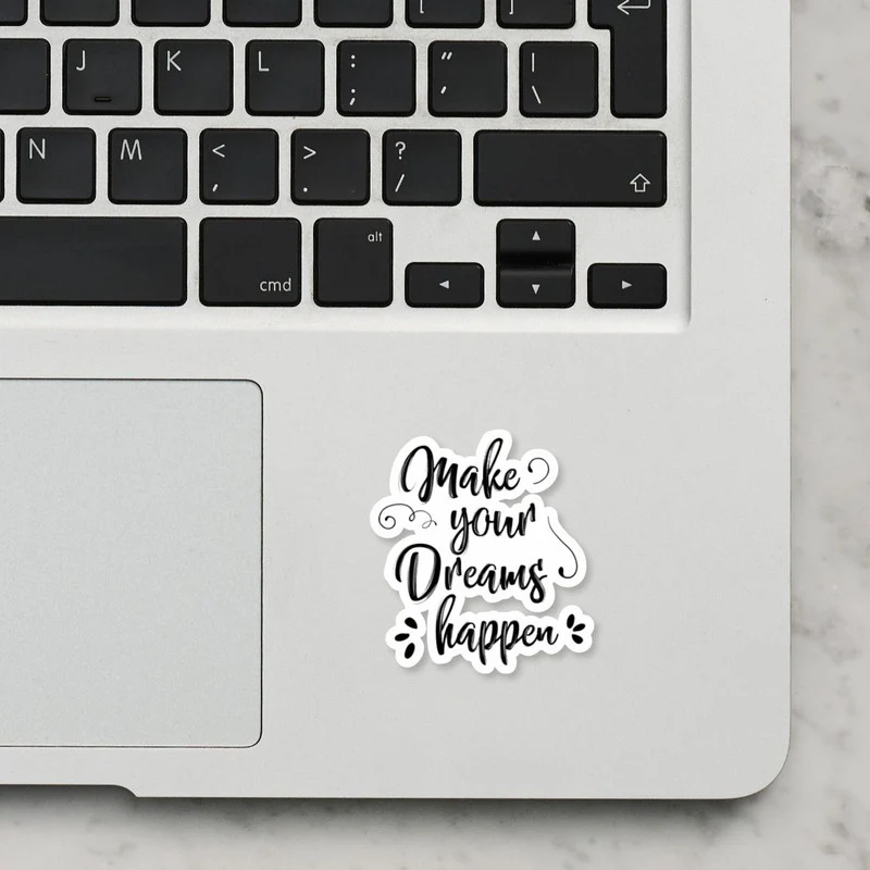 Make Your Dream Happen Laptop Sticker - Image 2