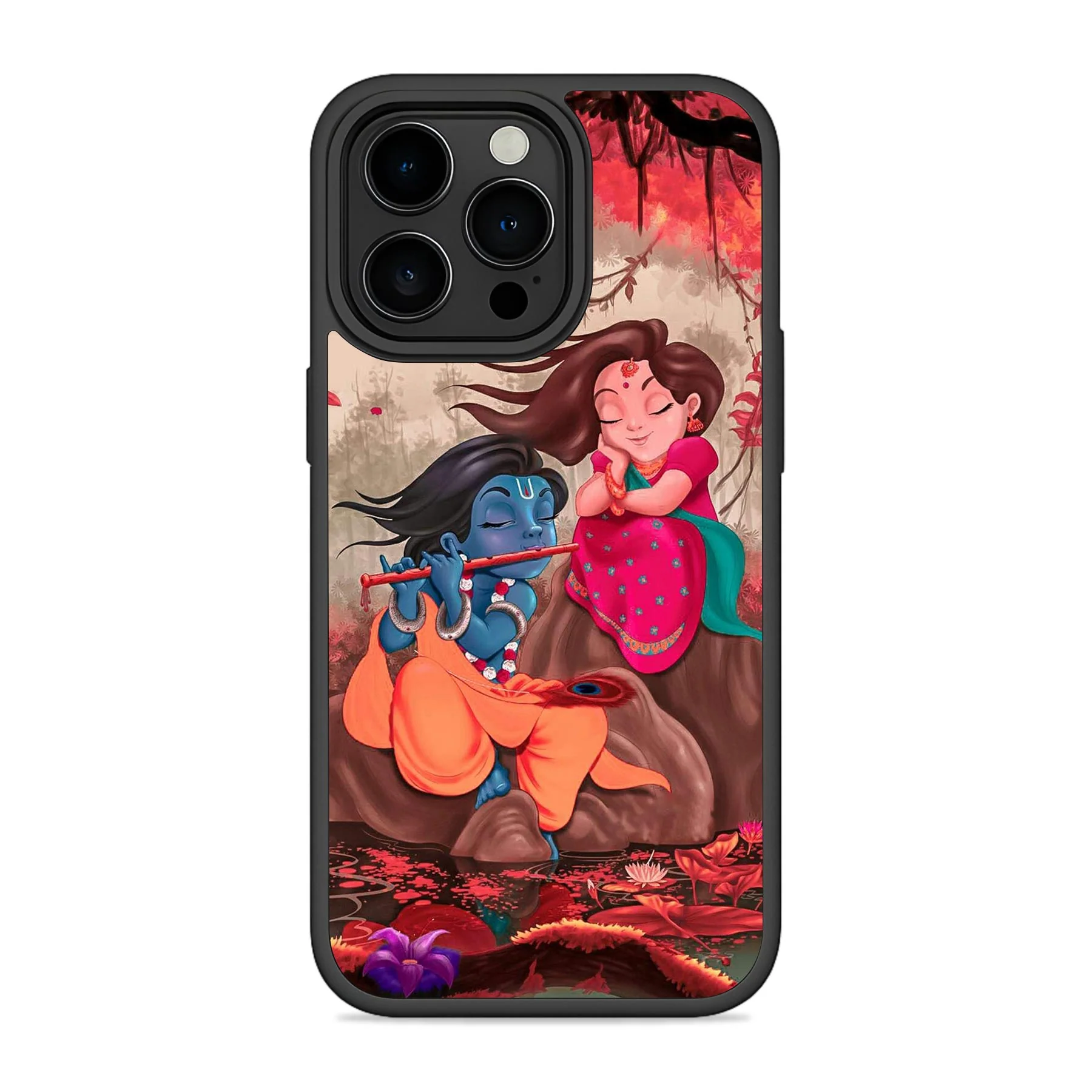 Radhe Krishna Mobile Bumper Cover