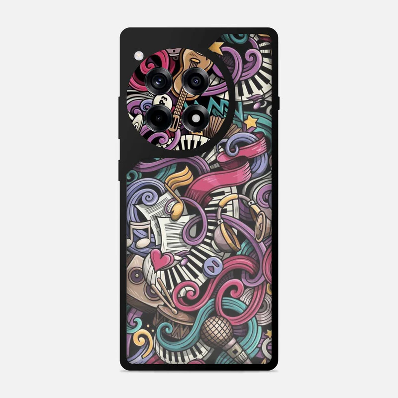 Music Abstract Bumper Mobile Cover