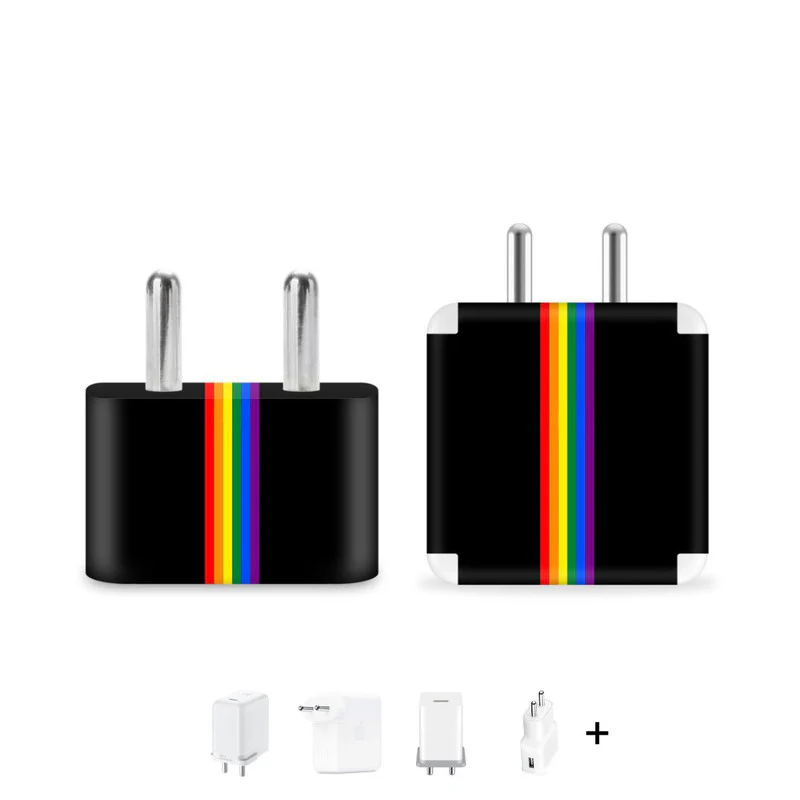 Rainbow Lines Charger Skin