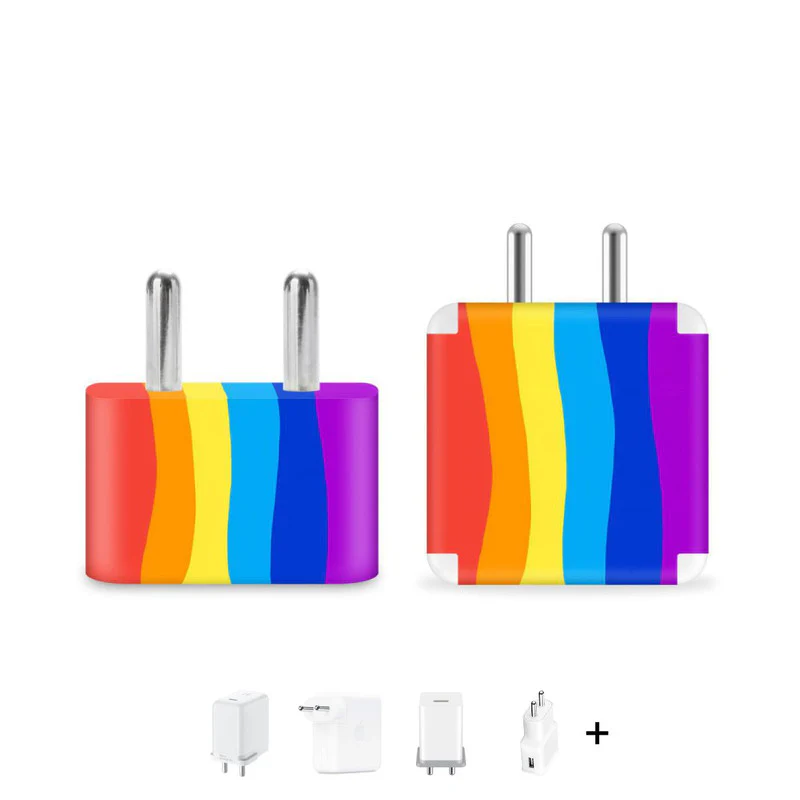 Pastel Rainbow Charger Skin