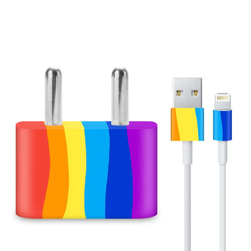Pastel Rainbow Charger Skin - Image 3