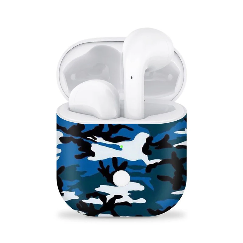 Blue Camo Skin for Realme Buds TWS