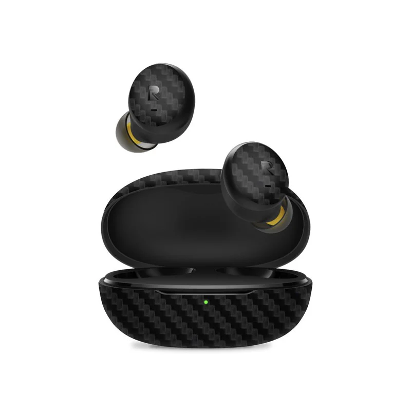 Black Carbon Skin for Realme Buds TWS