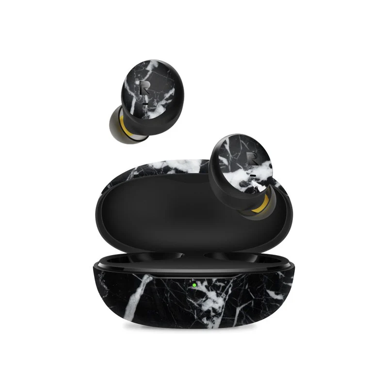 Black Marble Skin for Realme Buds TWS