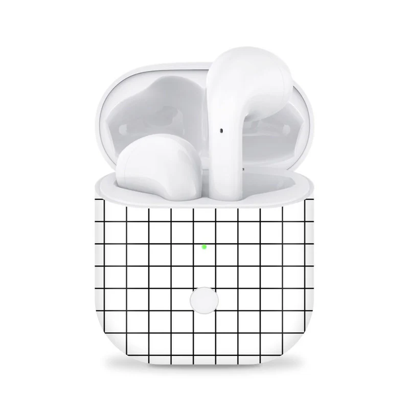Squares White Skin for Realme Buds TWS