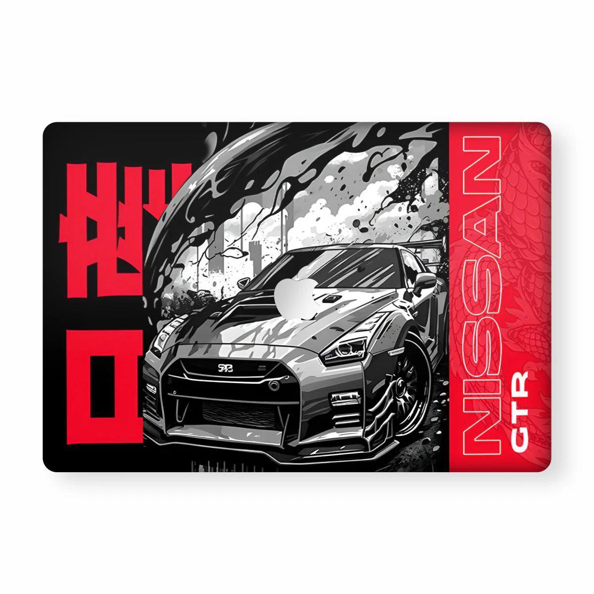 Red & Black Laptop Skin - Image 2
