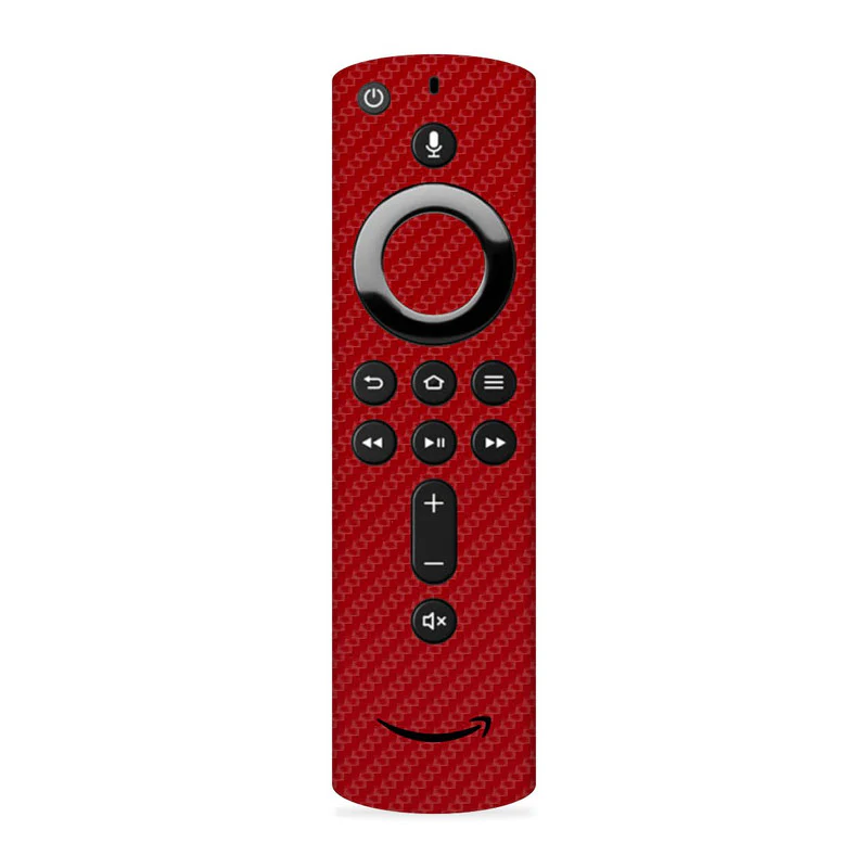 Red Carbon Skin For Fire TV Stick Remote