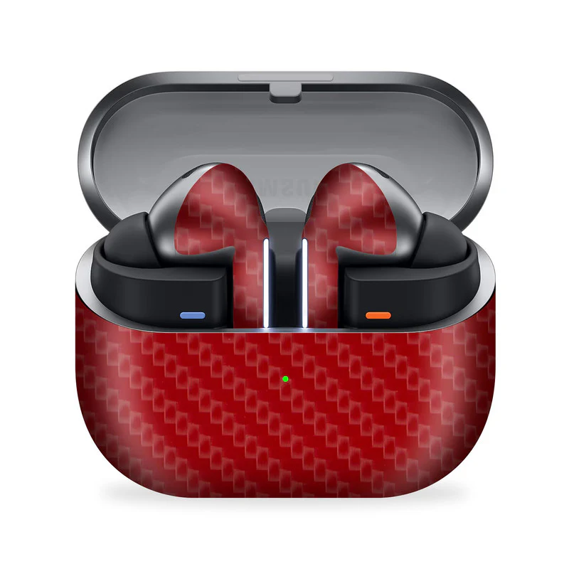 Red Carbon Samsung Galaxy Buds 3 Pro Skin
