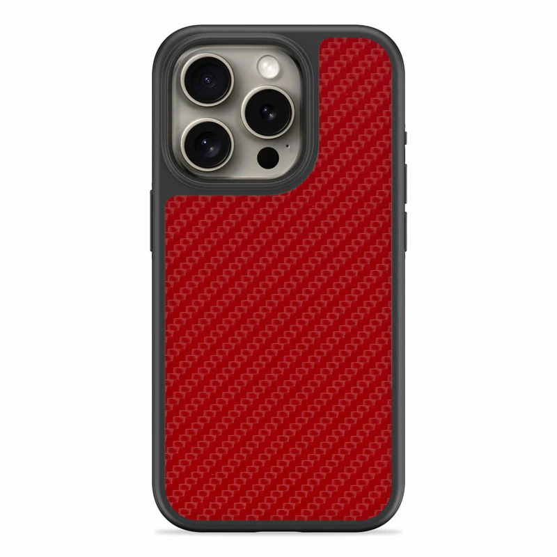 Red Carbon 3D Mobile Bumper Cover