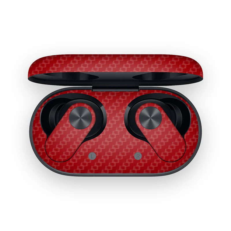 Red Carbon OnePlus Nord Buds 2/2R Skin