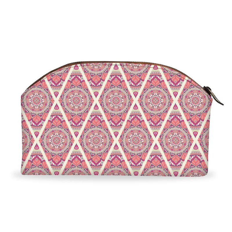 Red Mandala Tech Pouch