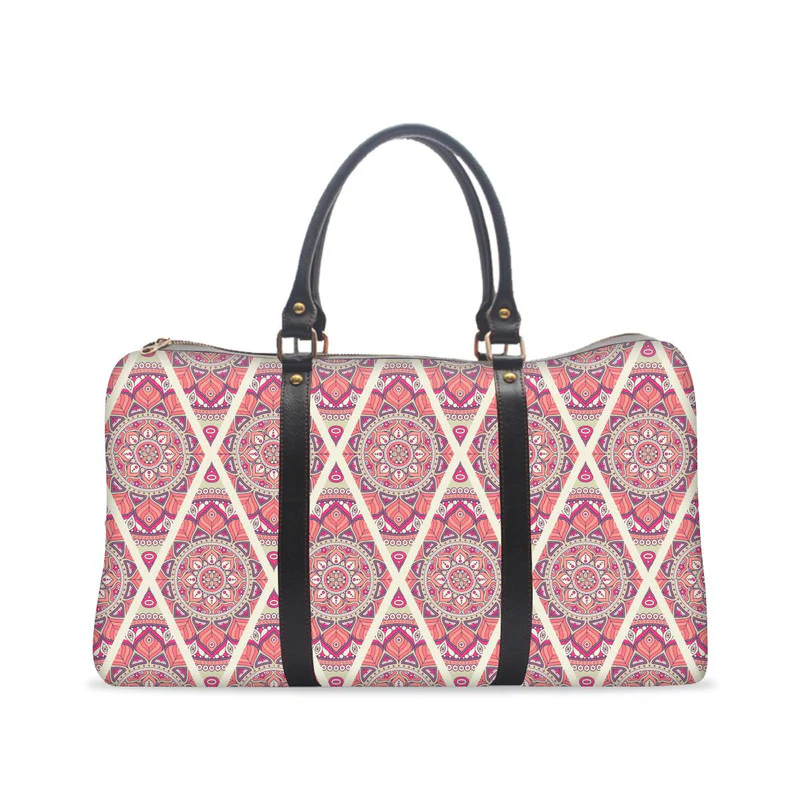 Red Mandala Gym Bag