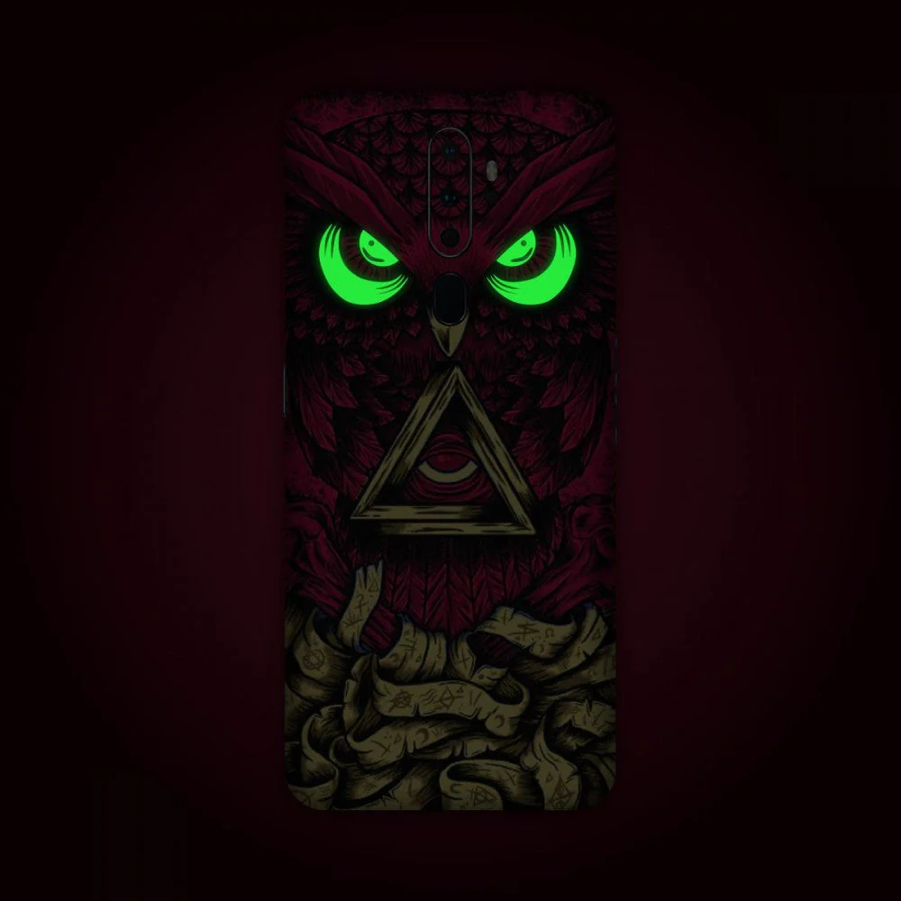 Red Owl Neon - Available for all phone models