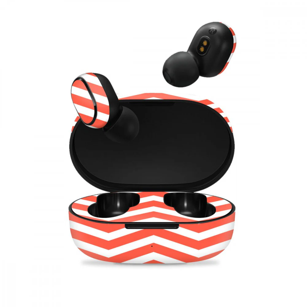 Wave Red Skin For Redmi Airdots TWS