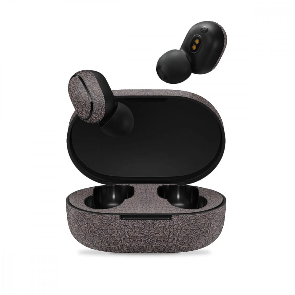 Brown Leather Skin For Redmi Airdots TWS