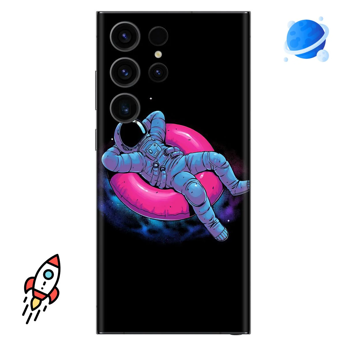 Astronaut Relaxing Mobile Skin
