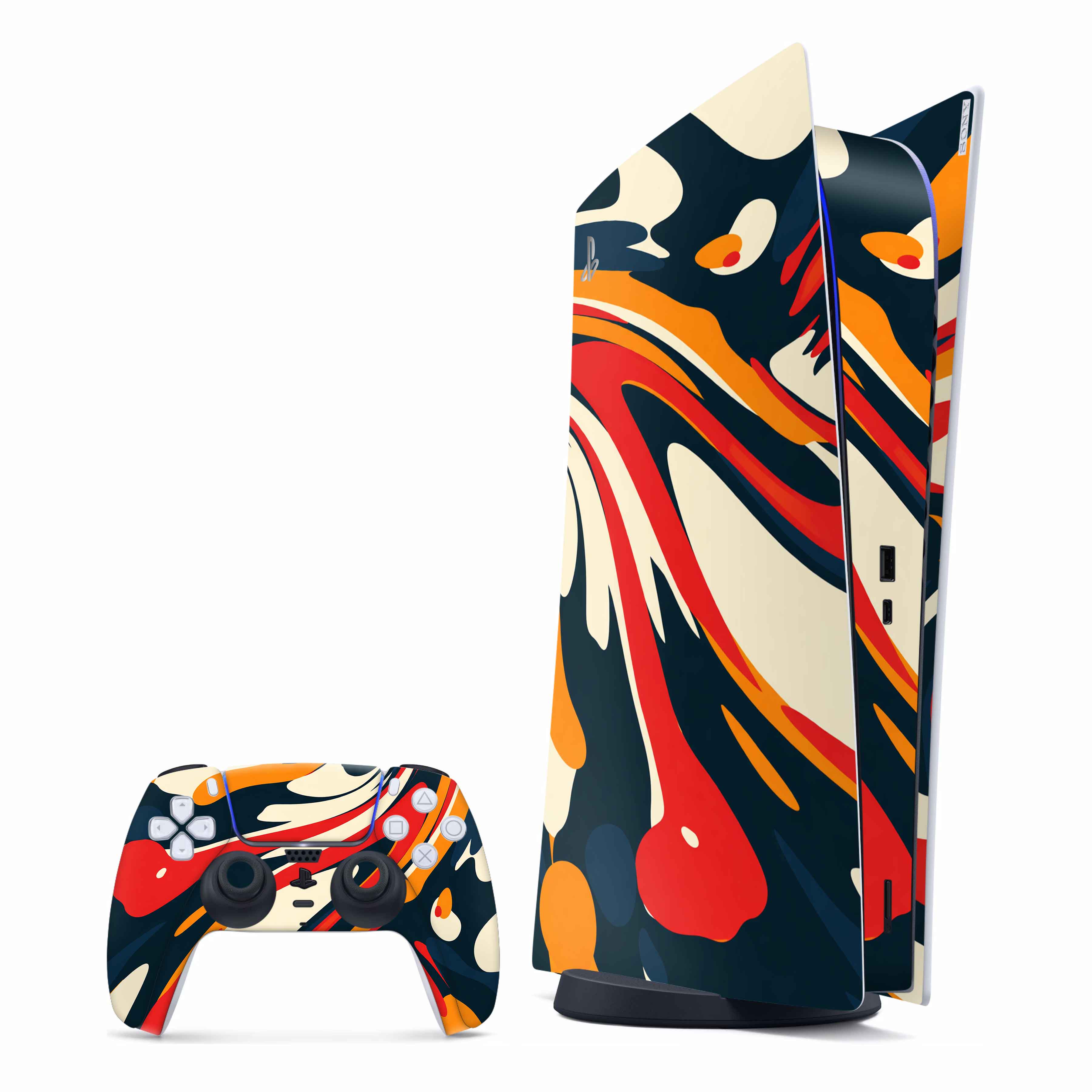 Retro Fluid Playstation Skin