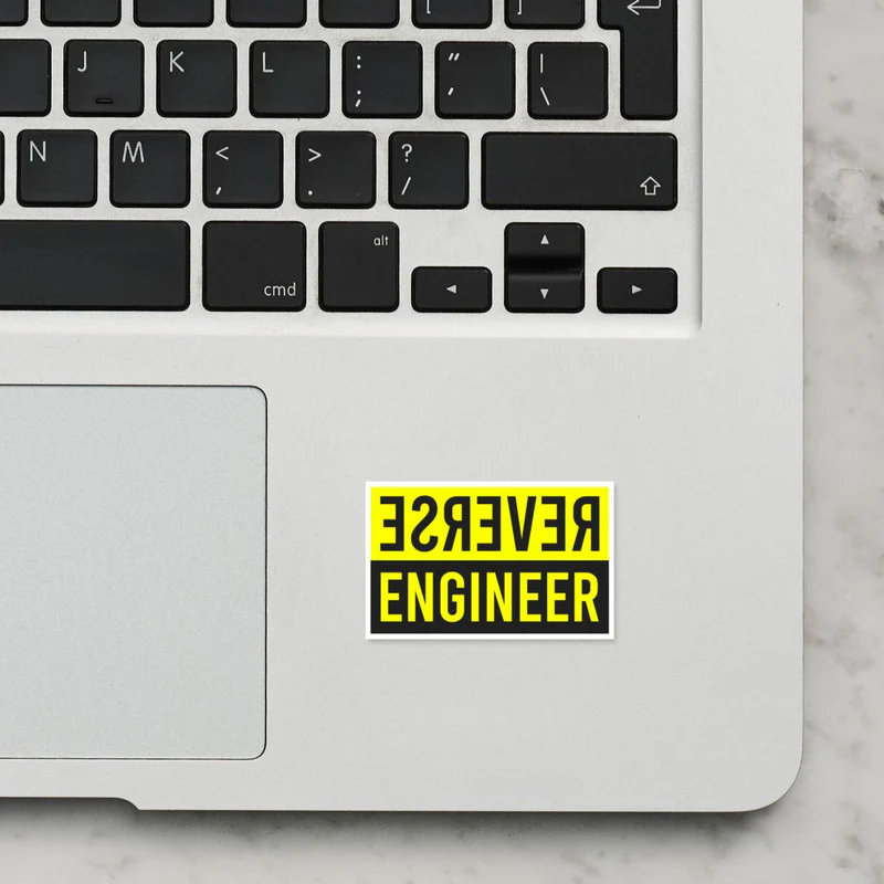 Reverse Engineer Laptop Sticker - Image 2
