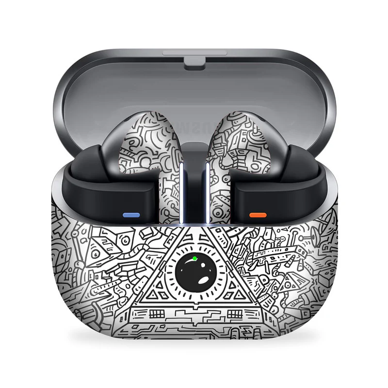 Robotic Doodle Samsung Galaxy Buds 3 Pro Skin
