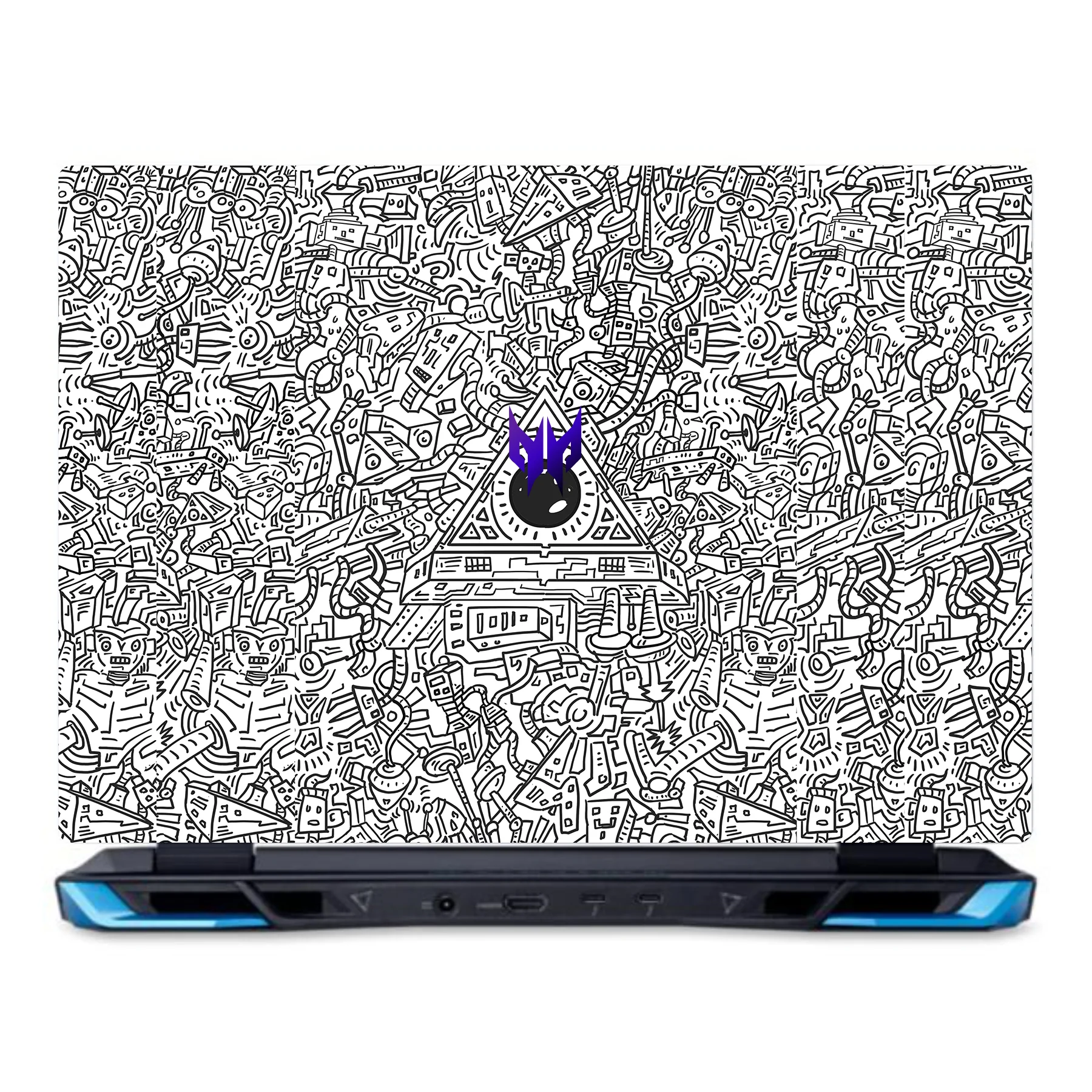 Robotic Doodle Laptop Acer Predator Helios Neo 16 N22Q22 Laptop Skin