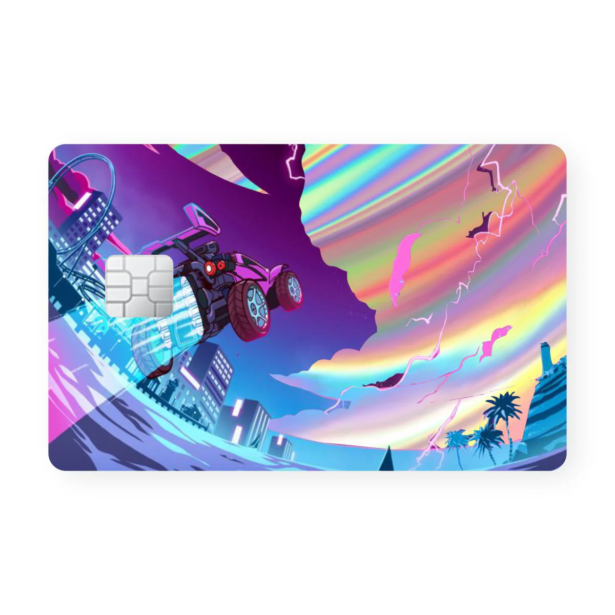 Rocket Car Holographic Card - Image 2