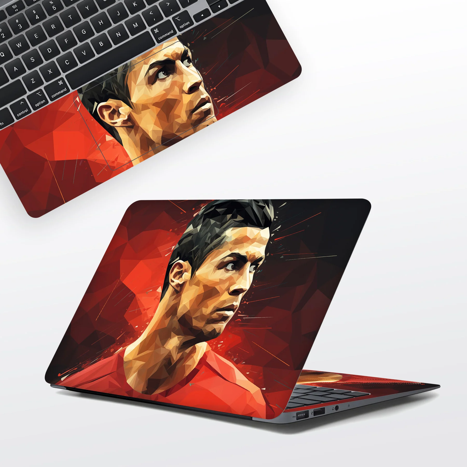 Ronaldo Art Laptop Skin