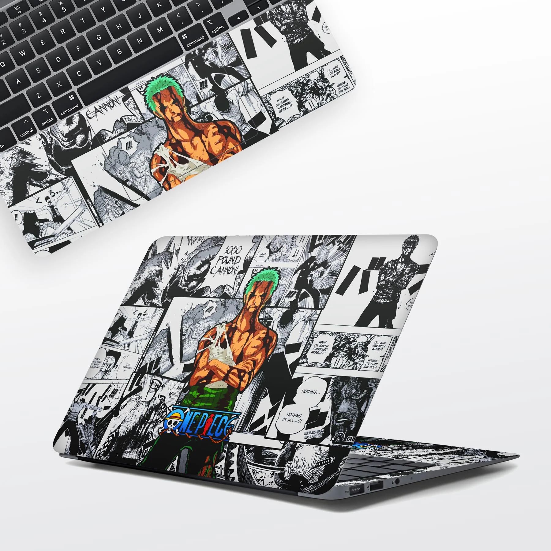 Roronoa Zoro Comic Art Laptop Skin