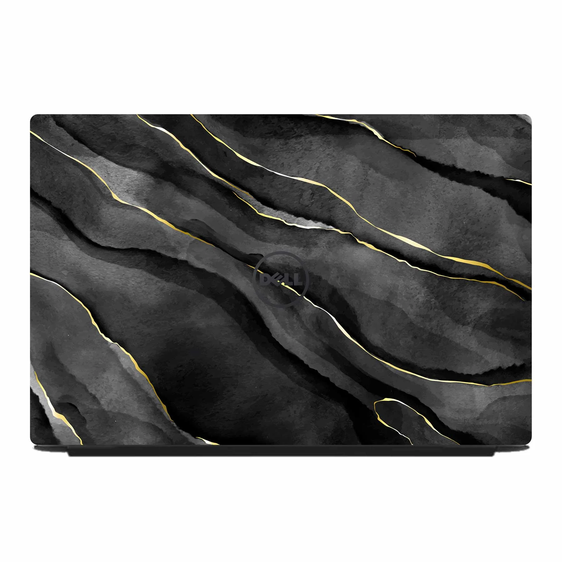 Royal Black Marble Dell Inspiron 3501 3520 Laptop Skin