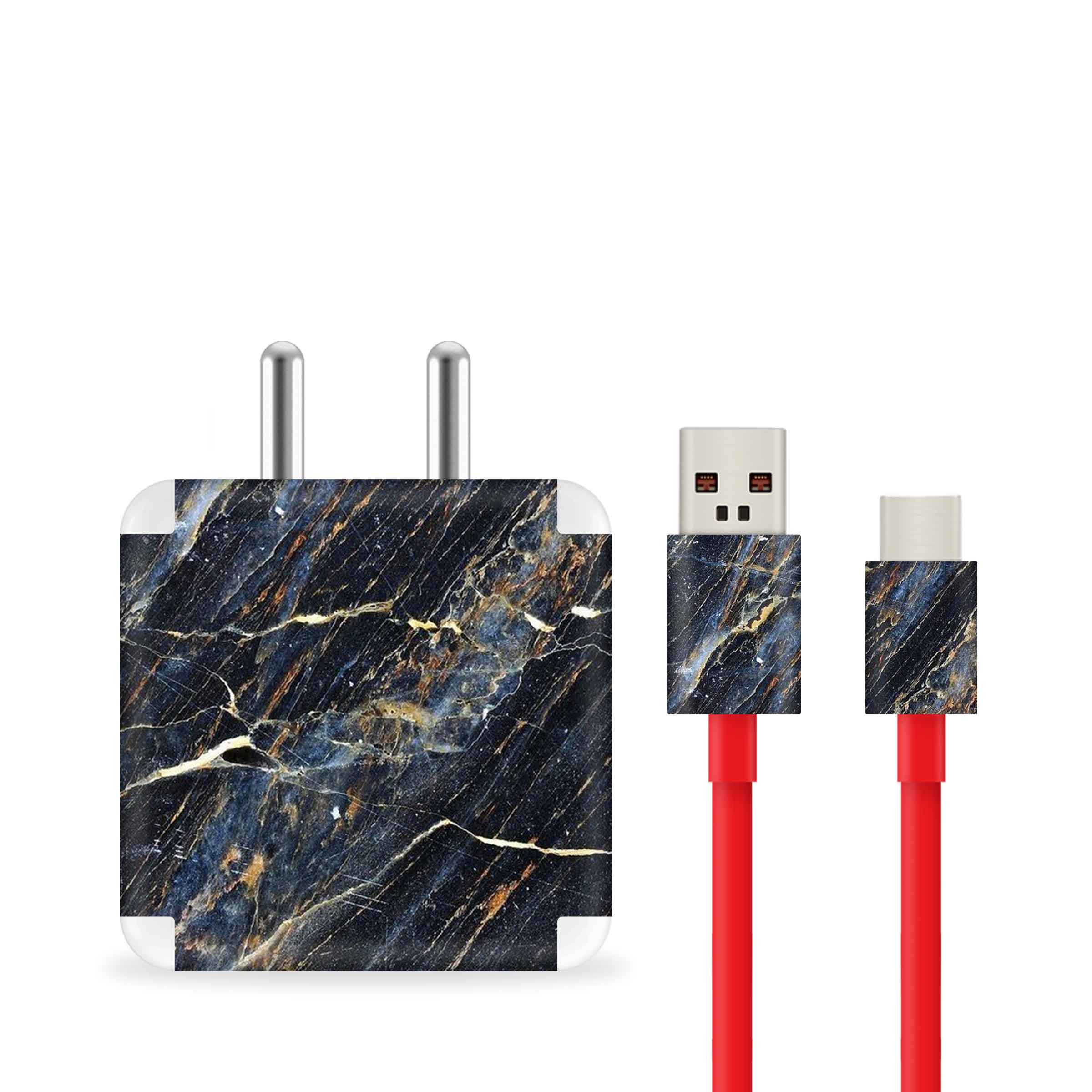 Royal Blue Marble Charger Skin - Image 2