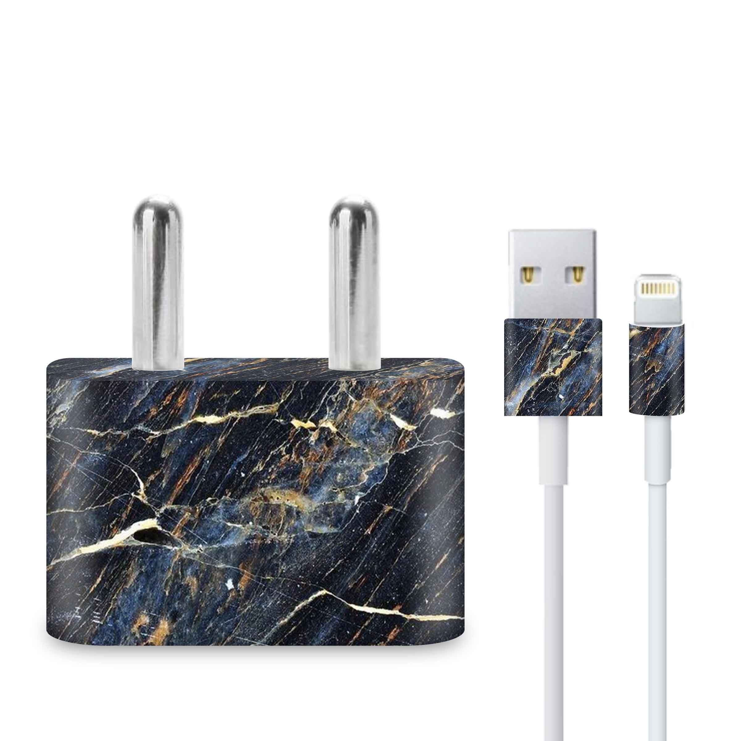 Royal Blue Marble Charger Skin - Image 3