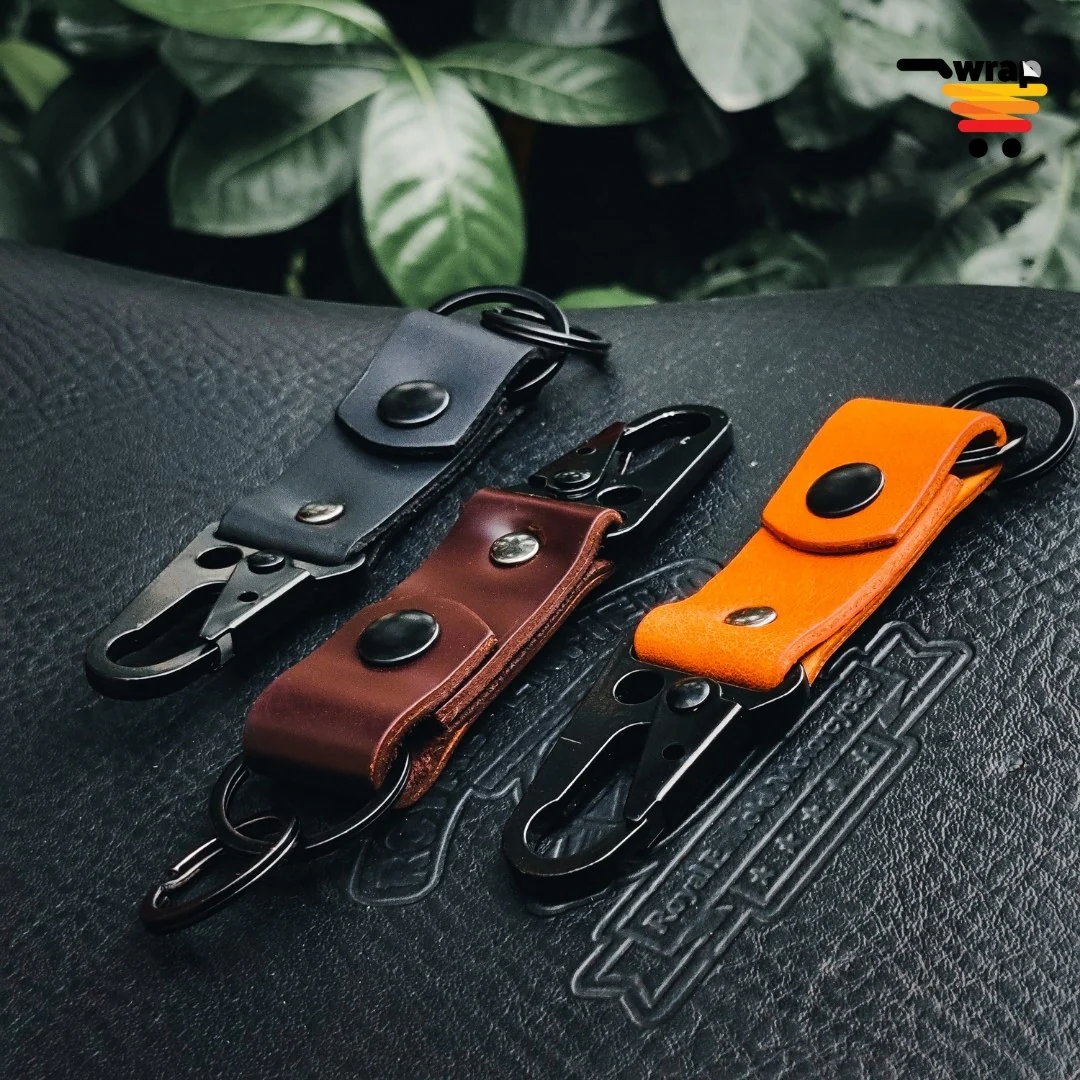 Royal Leather Key Chains - Black - Image 2