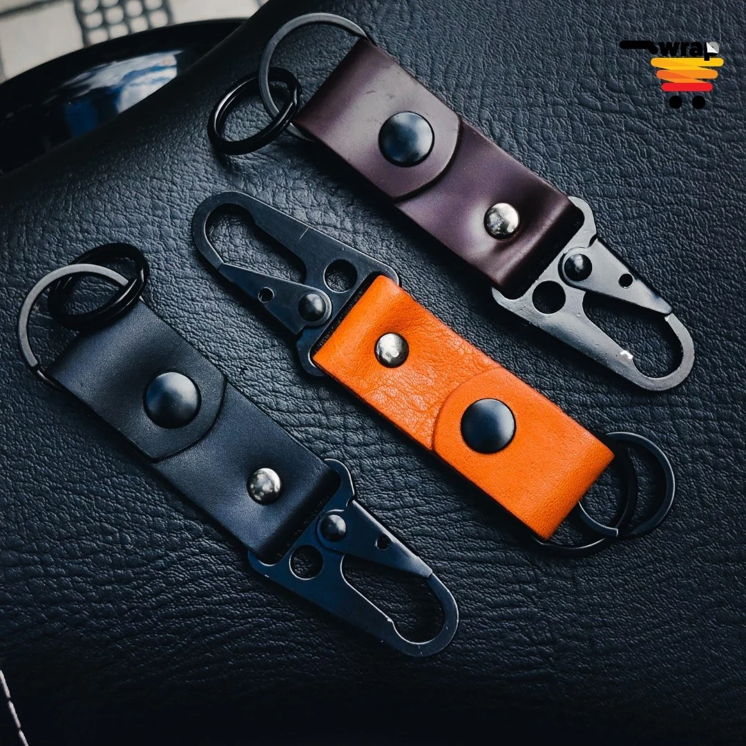 Royal Leather Key Chains - Black - Image 3