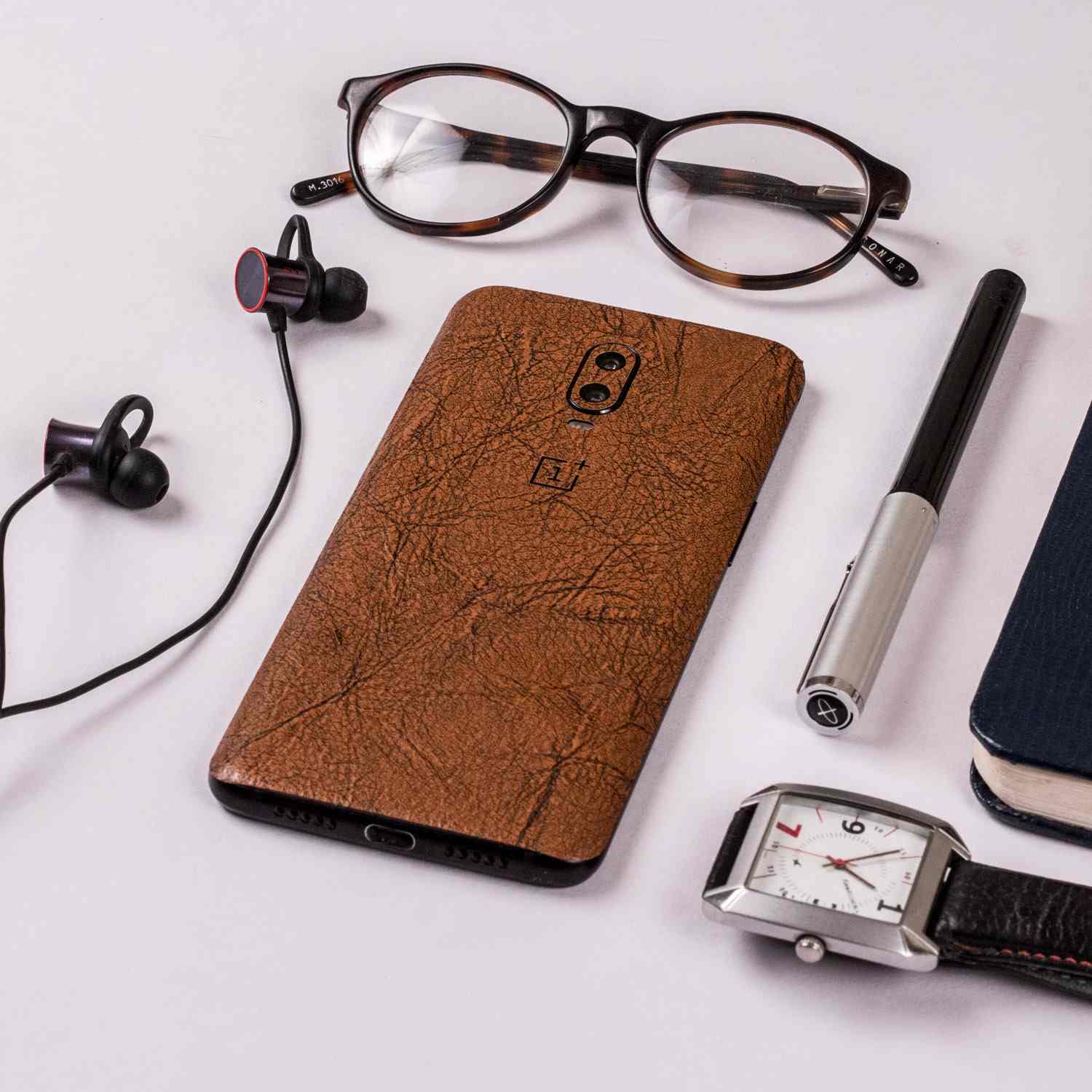 Rugged Leather Mobile Skin - Image 3