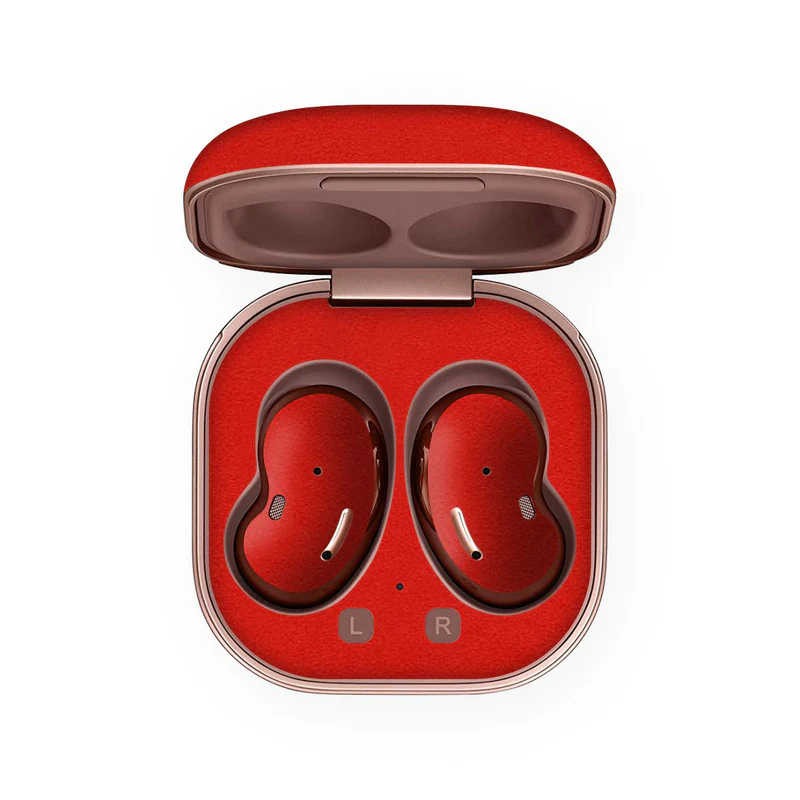 Matte Red Skin For Samsung Buds Live
