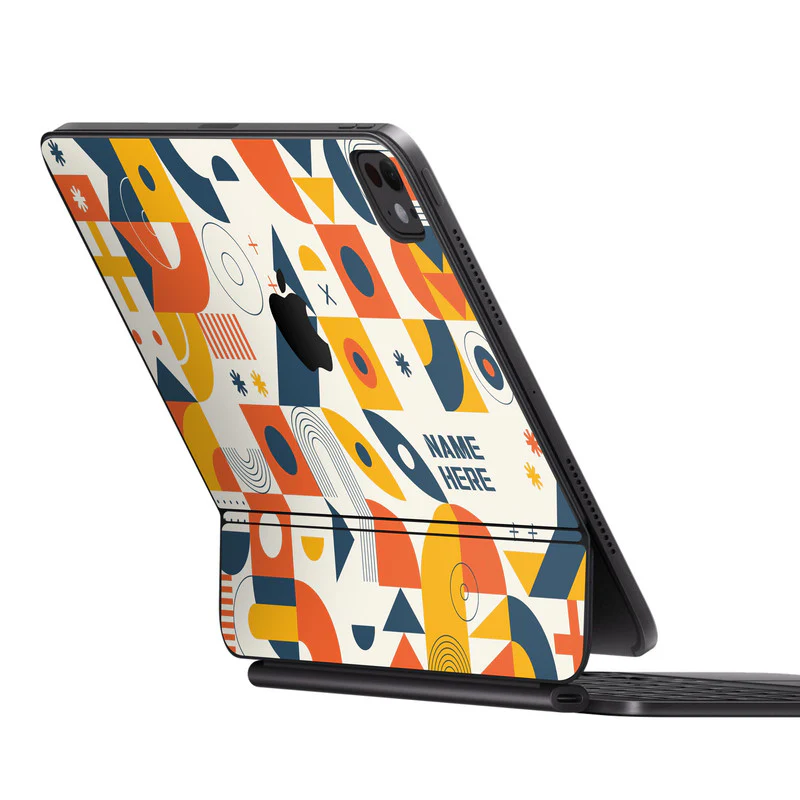 iPad Magic Keyboard Abstract Column Skin