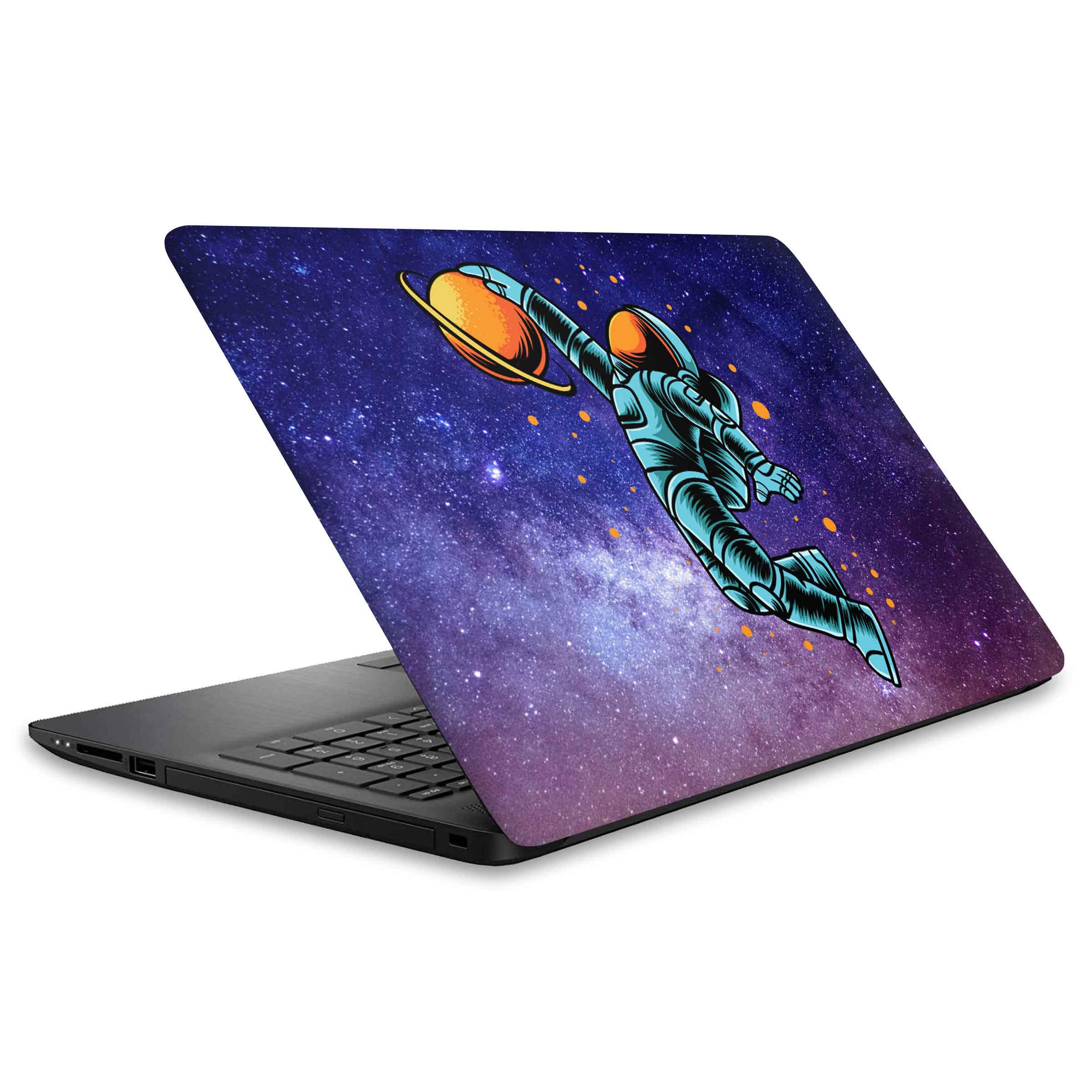 Saturn and The Astronaut Laptop Skins
