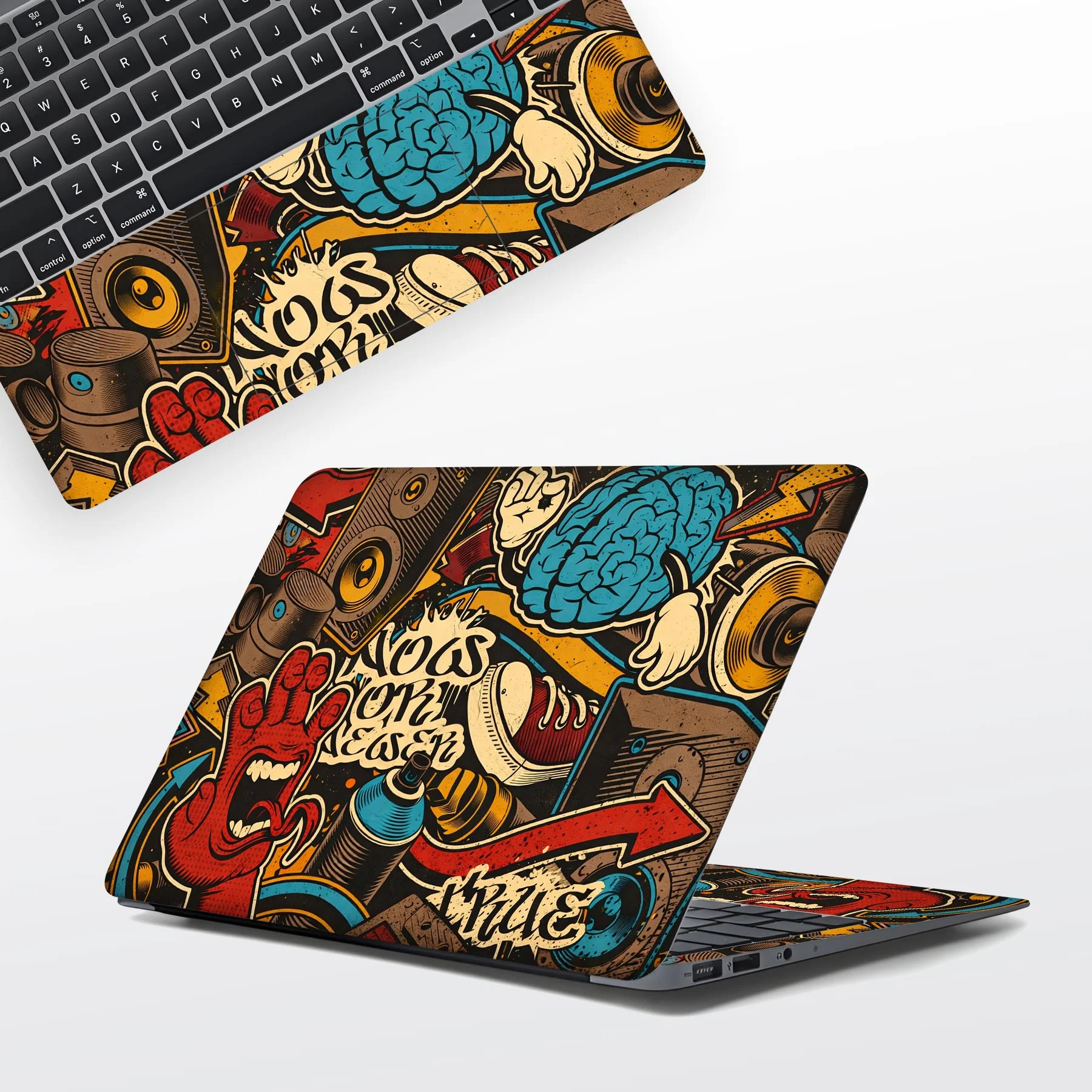 Screaming Hand Laptop Skins