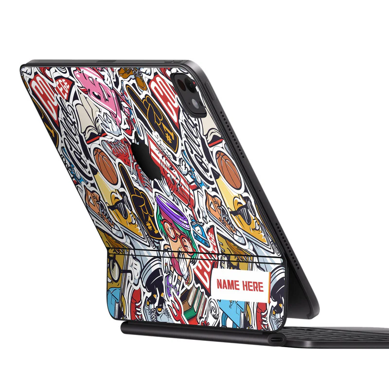 iPad Magic Keyboard Cartoon Art Skin