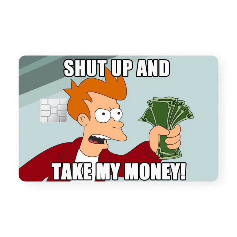 Shut Up And Take My Money Card - SSG X WRAPCART - Image 2